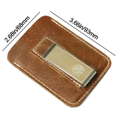 Leather Money Clip/Mini Wallet