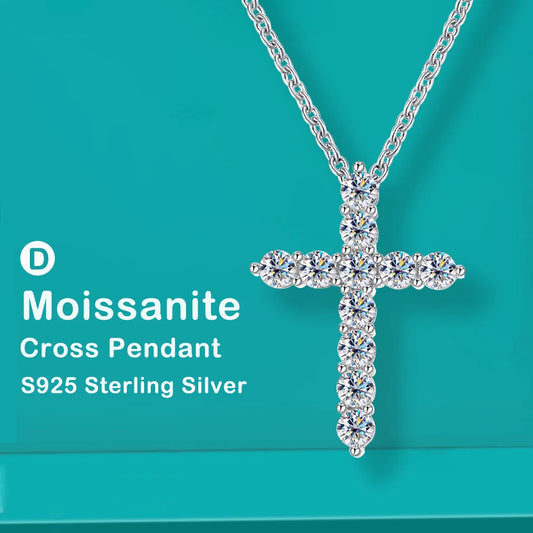 Silver Cross Pendant Necklace