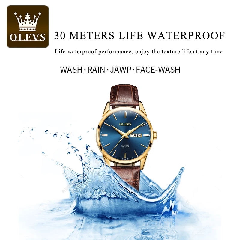 Mens Quartz Waterproof Watch