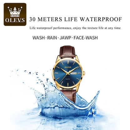 Mens Quartz Waterproof Watch