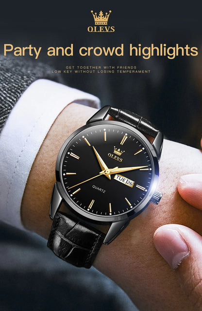 Mens Quartz Waterproof Watch